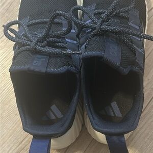 Adidas Navy and Cream Athletic Shoes